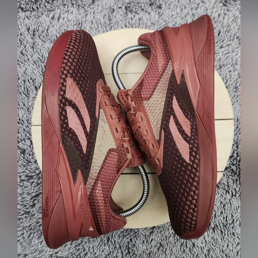 Reebok Nano X3 Cross Training Athletic Sneakers Pink Weightlifting Women's 7.5 - Picture 5 of 9